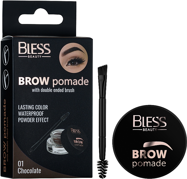 Pomade für Augenbrauen - Bless Beauty Brow Pomade — Bild N1
