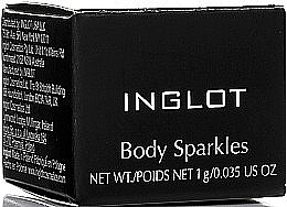 Glitzer - Inglot Body Sparkles  — Bild N3