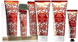 Körperpflegeset - Vivian Gray Red Christmas Set (Handcreme 30ml + Körperlotion 100ml + Duschgel 100ml) — Bild N2