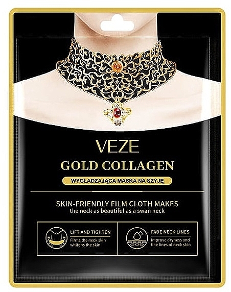 Pflegemaske für die Halshaut - Veze (Venzen) Gold Collagen Mask — Bild N1