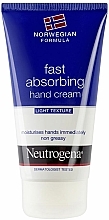 Schnell einziehende Handcreme - Neutrogena Norwegian Formula Fast Absorbing Light Texture Hand Cream — Bild N2