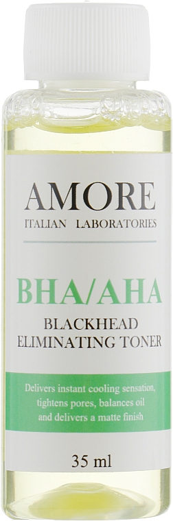 Konzentriertes Tonikum mit Säuren gegen Mitesser und Akne - Amore Bha/Aha Blackhead Eliminating Toner — Bild N2