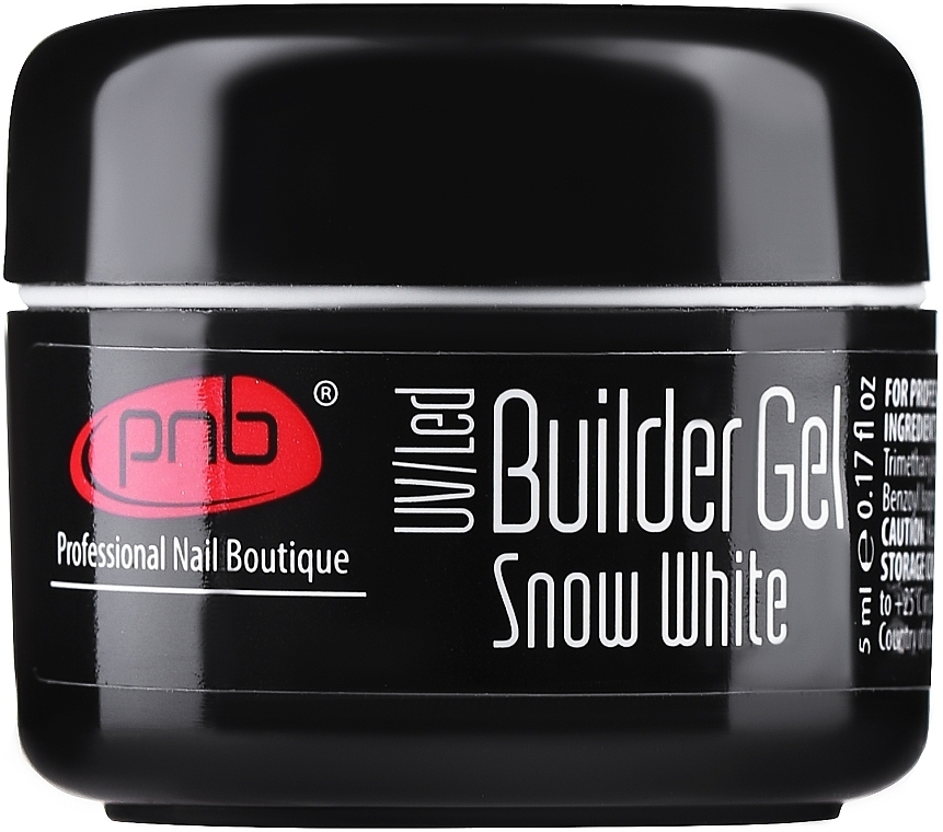 Einphasiges, modellierendes und klares Gel - PNB Builder Gel Crystal Clear (Mini)  — Bild N1