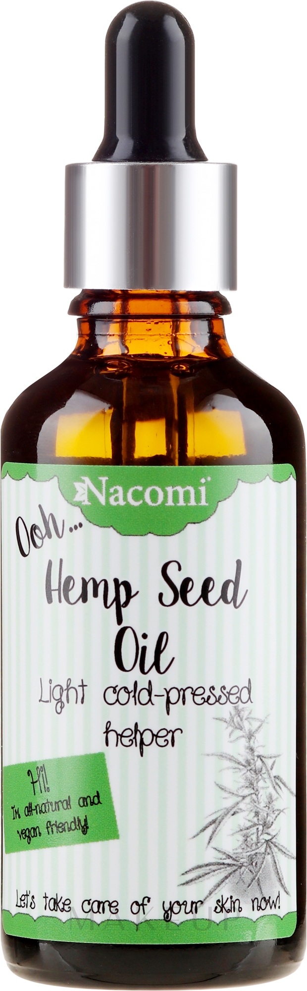 Hanfsamenöl für den Körper - Nacomi Hemp Seed Oil — Bild 50 ml