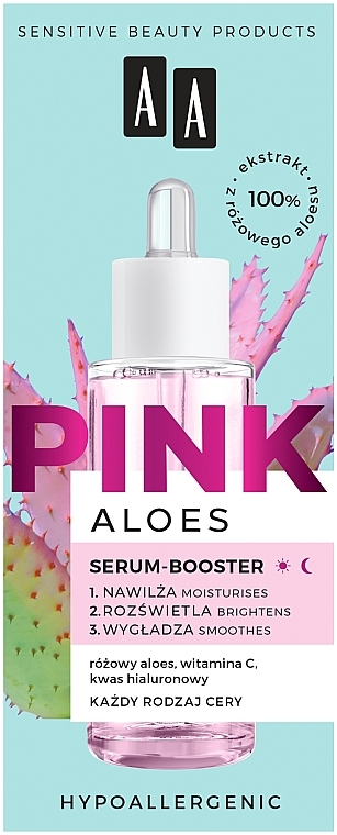 Serum-Booster mit Aloe-Extrakt - AA Aloes Pink Serum-Booster — Bild N1