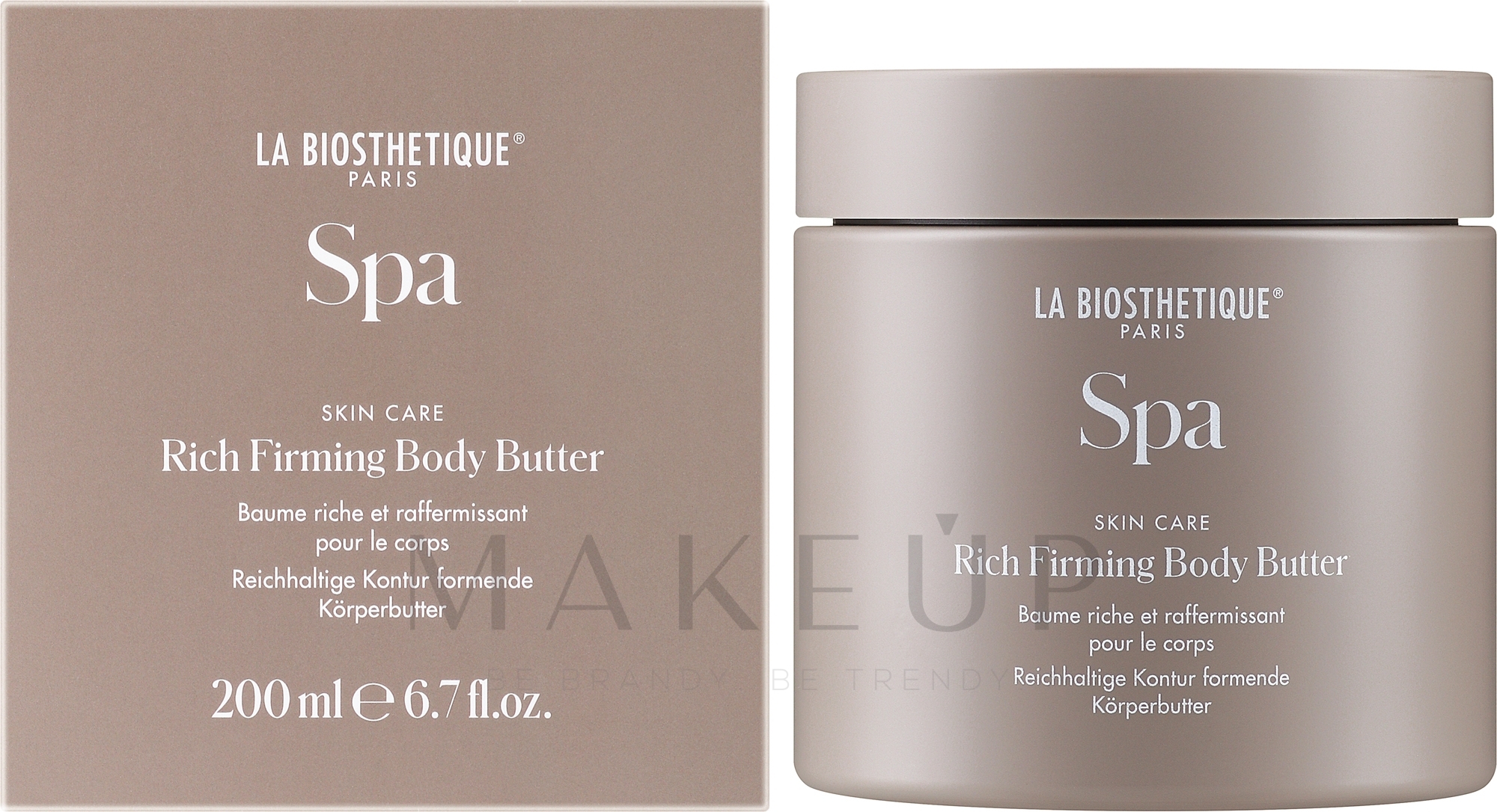 Reichhaltige Körperbutter - La Biosthetique Skin Care Spa Rich Firming Body Butter — Bild 200 ml