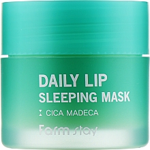 Düfte, Parfümerie und Kosmetik Lippenmaske für die Nacht mit Centella - FarmStay Daily Lip Sleeping Mask Cica Madeca