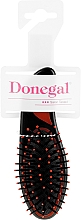 Kompakte Haarbürste schwarz-rot 9002 - Donegal — Bild N1