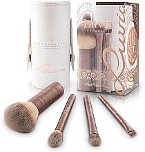 Make-up-Pinsel-Set 4-tlg. - Luvia Cosmetics Mini Prime Vegan Brush Set — Bild N1