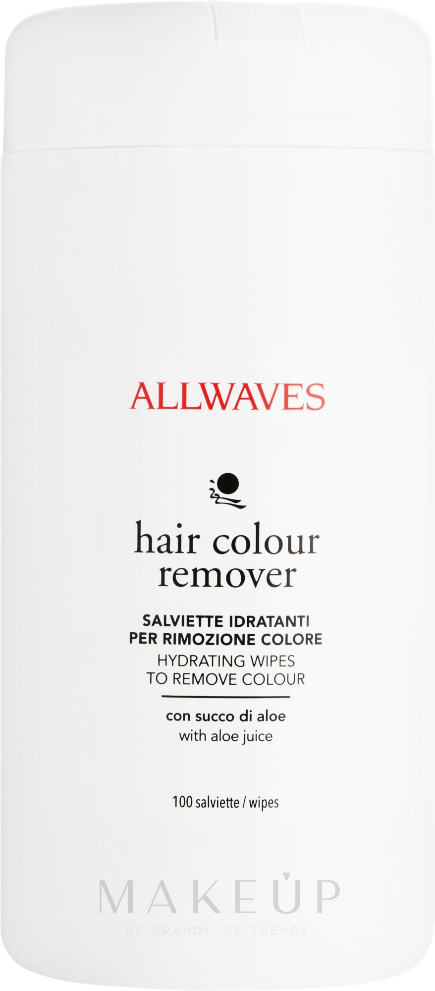 Haarfarbenentfernertücher mit Kamillenextrakt - Allwaves Hair Colour Remover — Bild 100 St.
