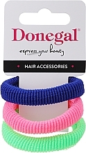 Düfte, Parfümerie und Kosmetik Haargummis FA-5680 hellgrün, blau, hellrosa 3 St. - Donegal