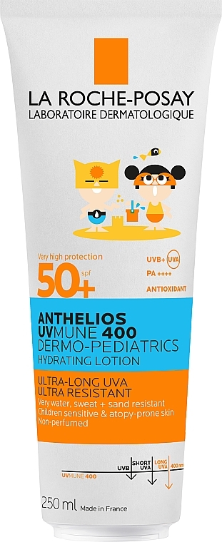 Kinder-Sonnenschutzlotion für Gesicht und Körper SPF 50+ - La Roche-Posay Anthelios UV Mune 400 Lotion — Bild N1