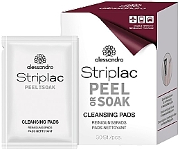 Tücher zum Entfernen von Nagellack - Alessandro International Striplac Peel Or Soak Cleansing Pads  — Bild N1