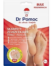 Düfte, Parfümerie und Kosmetik Peeling-Socken für die Füße - Dr Pomoc