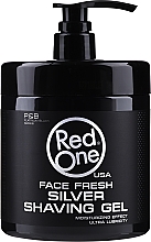 Düfte, Parfümerie und Kosmetik Rasiergel - Red One Face Fresh Shaving Gel Silver