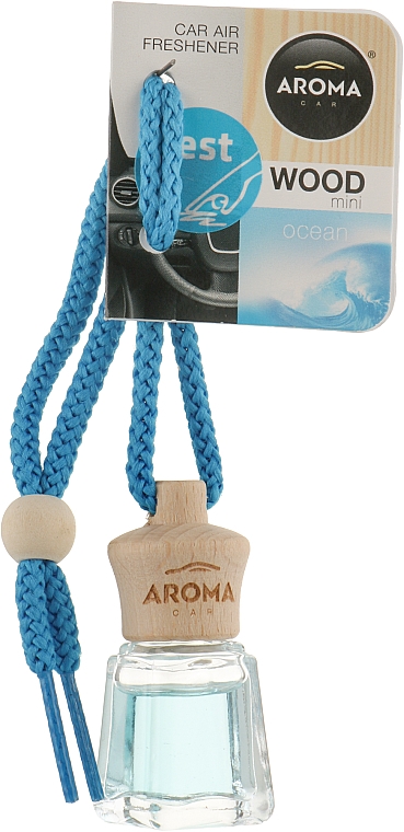 Autolufterfrischer Ozean - Aroma Car Wood Mini Ocean — Bild N1