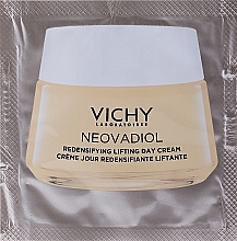 Straffende und regenerierende Tagescreme für normale bis Mischhaut mit Hyaluronsäure, Proxylane und Cassia-Extrakt - Vichy Neovadiol Redensifying Lifting Day Cream (Probe) — Bild N1