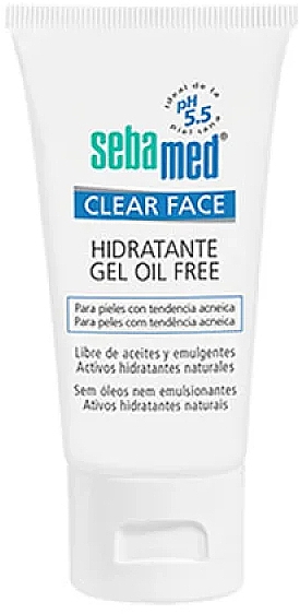 Feuchtigkeitsgel für das Gesicht - Sebamed Clear Face Oil Free Moisturizing Gel — Bild N1