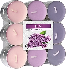 Düfte, Parfümerie und Kosmetik Teekerzen Flieder 18 St. - Bispol Lilac Scented Candles