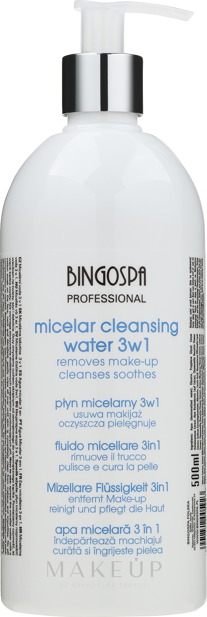 BingoSpa Artline Micellar Water - Mizellenwasser zum Abschminken für alle Hauttypen — Bild 500 ml
