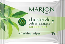Düfte, Parfümerie und Kosmetik Erfrischende Feuchttücher mit grünem Tee 15 St. - Marion