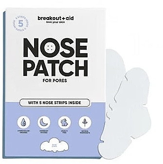 Breakout + Aid Nose Patch For Pores - Nasenstreifen — Bild N1