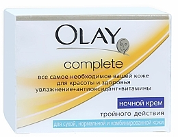 Nachtcreme mit Vitaminen und Antioxidantien - Olay Complete Night Cream — Bild N2