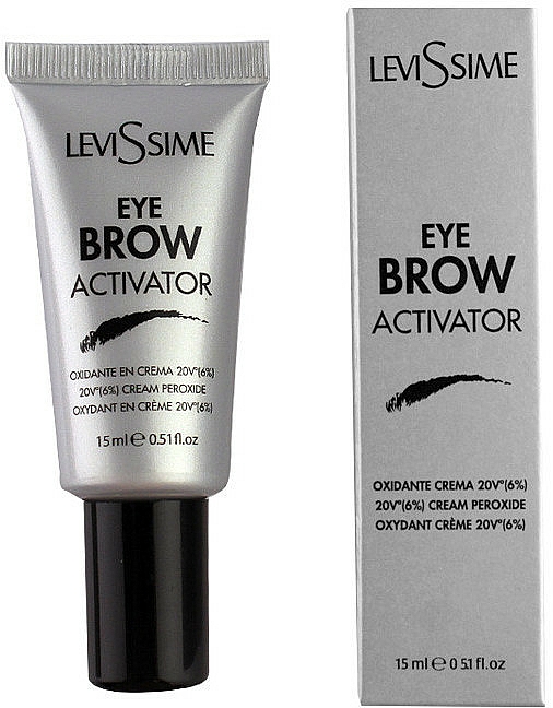 Creme-Oxidationsmittel fur Augenbrauenfarbe 6% - LeviSsime Eyebrow Activator — Bild N1