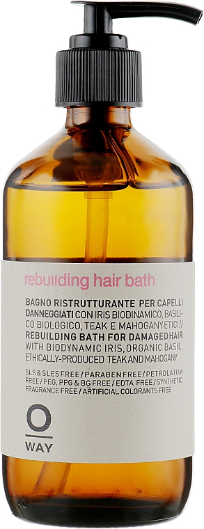 Haarshampoo - Rolland Oway Rebuilding Hair Bath — Bild N1