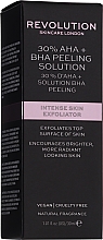 Chemisches Peeling zur Verjüngung der Gesichtshaut mit AHA und BHA - Revolution Skincare 30% AHA + BHA Peeling Solution — Foto N3