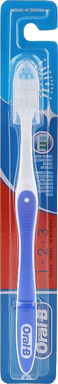 Zahnbürste mittel 40 blau - Oral-B Clean Fresh Strong — Bild N1