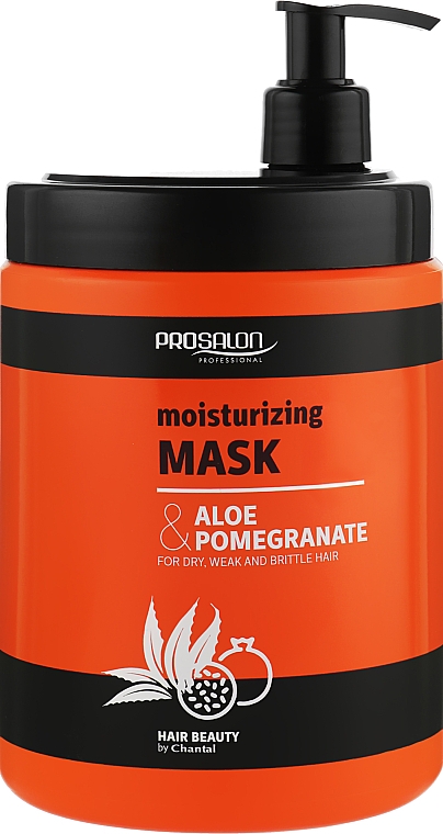 Feuchtigkeitsspendende und pflegende Haarmaske mit Aloe Vera und Granatapfel - Prosalon Moisturizing Mask Aloe & Pomegranate — Bild N1
