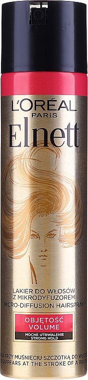 Haarlack Sehr starker Halt - L'Oreal Paris Elnett De Luxe Volume Hairspray Very Strong Hold — Bild N3