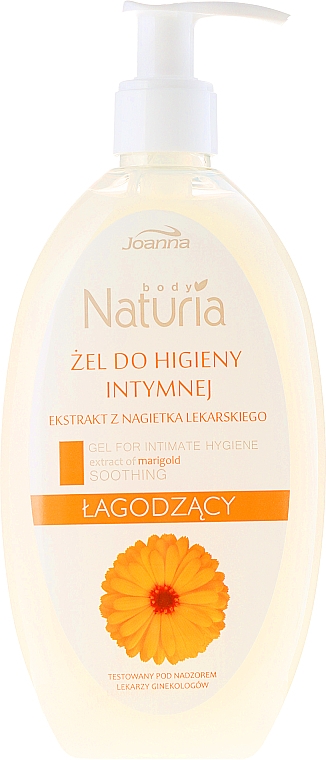 Gel für die Intimhygiene mit Ringelblumenextrakt - Joanna Naturia Intimate Hygiene Gel — Bild N1
