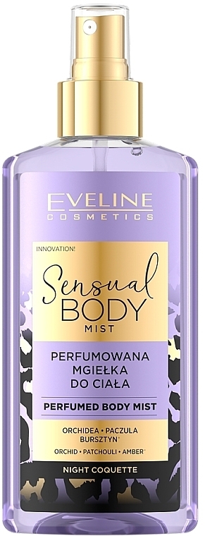 Parfümiertes Körperspray - Eveline Cosmetics Sensual Body Mist Night Coquette — Bild N1