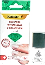 Vitamin-Conditioner mit Kollagen für die Nägel - Kosmed Collagen Nail Protection 10in1 — Bild N1