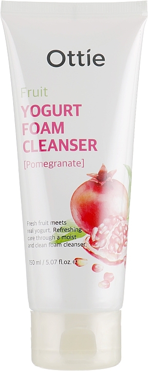 Reinigungsschaum - Ottie Fruits Yogurt Foam Cleanser Pomegranate — Bild N1