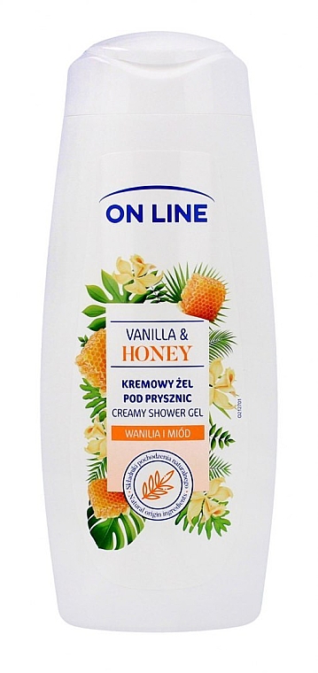 Duschgel mit Vanille und Honig - On Line Vanilla&Honey Creamy Shower Gel — Bild N1