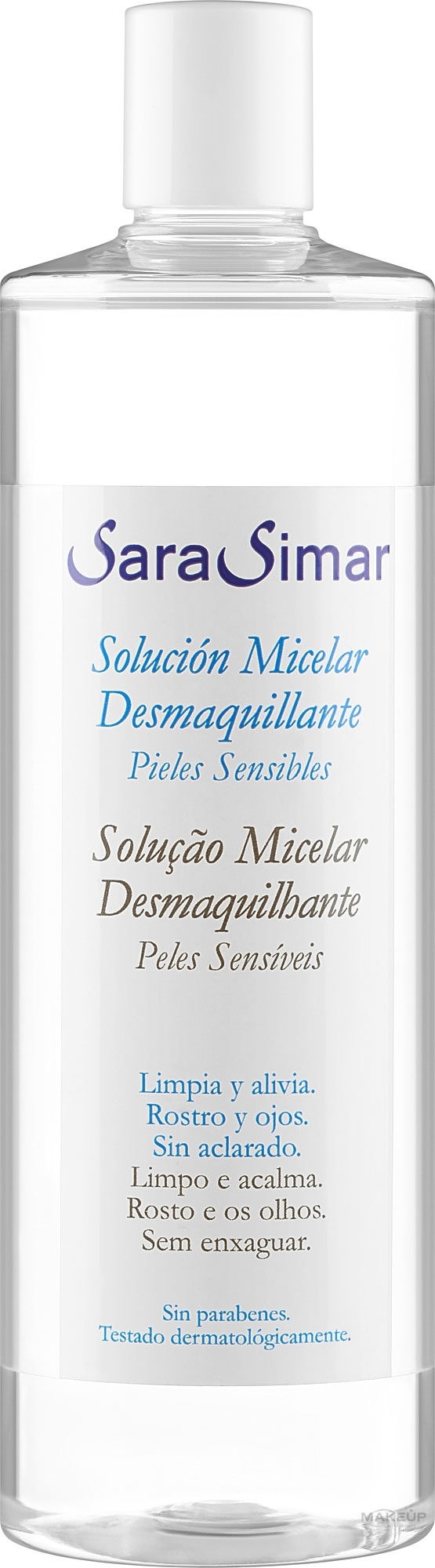 Mizellenwasser - Sara Simar Micellar Solution Make-up Remover — Bild 500 ml