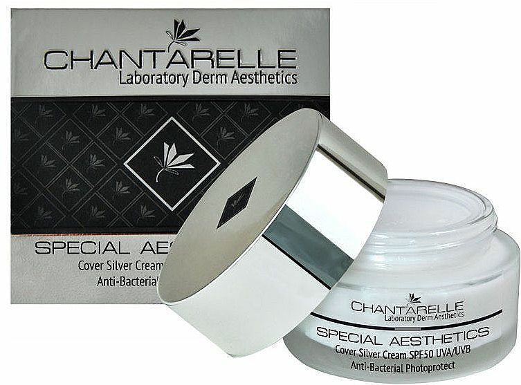 Antibakterielle Abschlusscreme - Chantarelle Special Aesthetics Cover Piel Cosmetics Silver Cream Anti-Bacterial Photoprotect — Bild N1