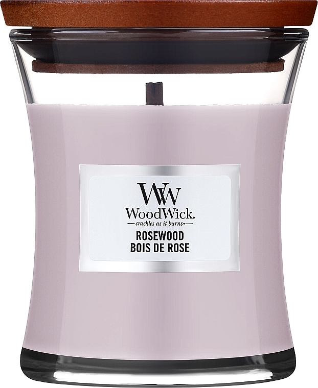 Duftkerze im Glas Rosewood - WoodWick Hourglass Candle Rosewood — Bild N2