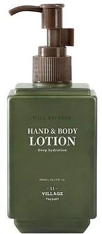 Hand-und Körpercreme - Village 11 Factory Will Refresh Hand And Body Lotion — Bild N1