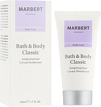 Deo-Creme Antitranspirant - Marbert Bath & Body Classic Anti-Perspirant Cream Deodorant — Bild N1