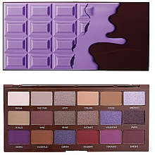 Düfte, Parfümerie und Kosmetik Lidschattenpalette - I Heart Revolution Eyeshadow Palette Violet Chocolate