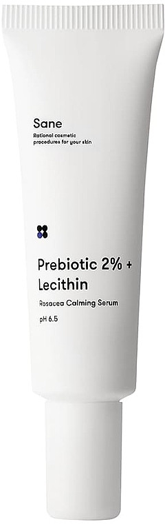 Beruhigendes Serum für das Gesicht - Sane Prebiotic 2% + Lecithin Rosacea Calming Serum pH 6.5 — Bild N2