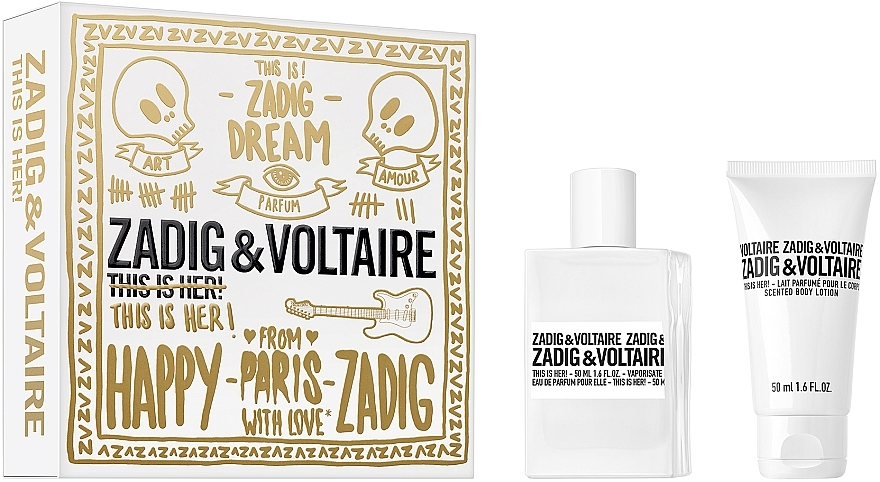 Zadig & Voltaire This Is Her - Duftset (Eau de Parfum 50ml + Körperlotion 50ml)  — Bild N1