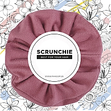 Düfte, Parfümerie und Kosmetik Scrunchie-Haargummi aus Ecosuede Suede Classic - MAKEUP Hair Accessories