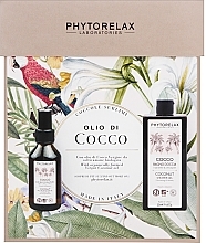 Düfte, Parfümerie und Kosmetik Körperpflegeset - Phytorelax Laboratories Coconut (Duschgel 250ml + Trockenöl 100ml)