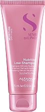GESCHENK! Sulfatfreies pflegendes Shampoo - Alfaparf Semi Di Lino Nutritive Low Shampoo — Bild N1