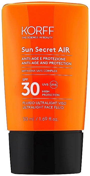 Cremefluid für Gesicht SPF 30 - Korff Sun Secret Air Anti-Age And Protection SPF 30 — Bild N1